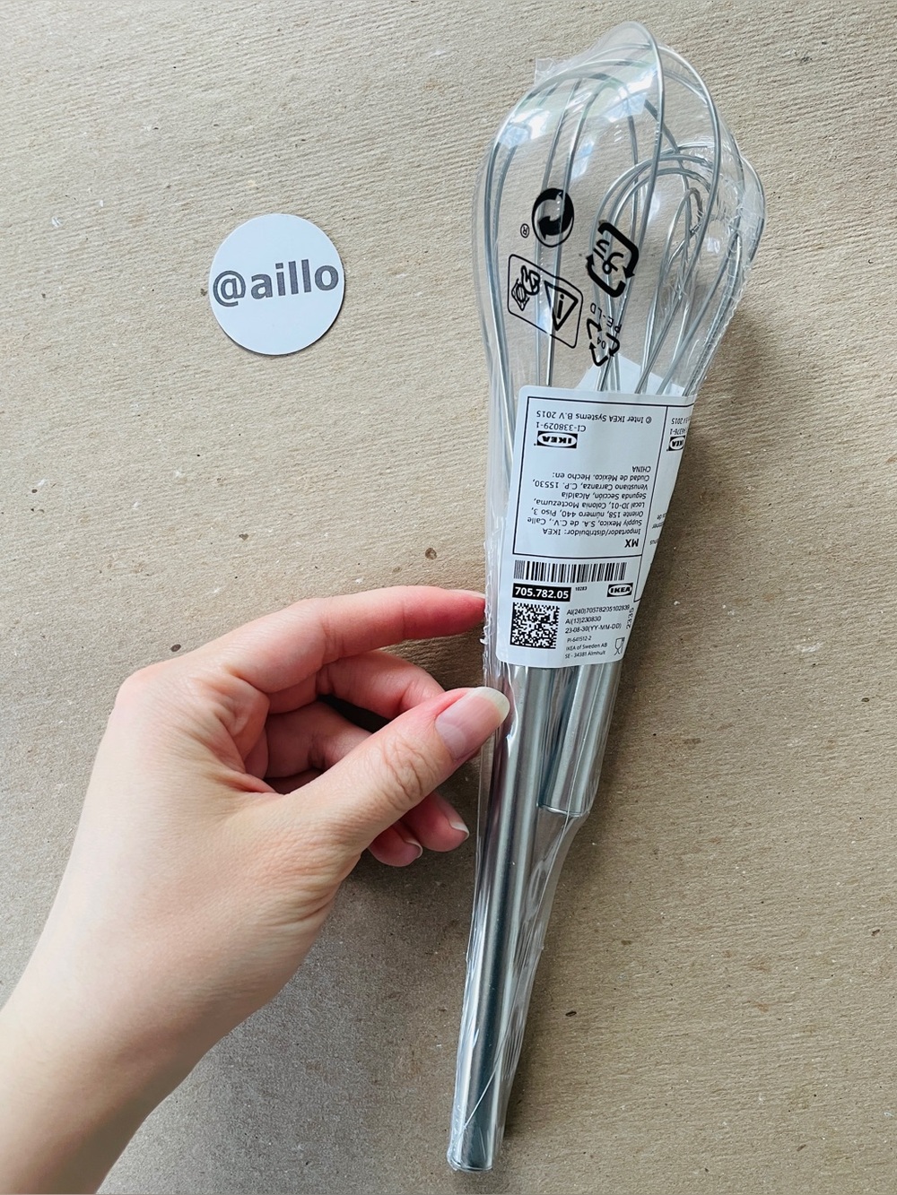 IKEA PABJUDA Whisk, set of 2, stainless steel
